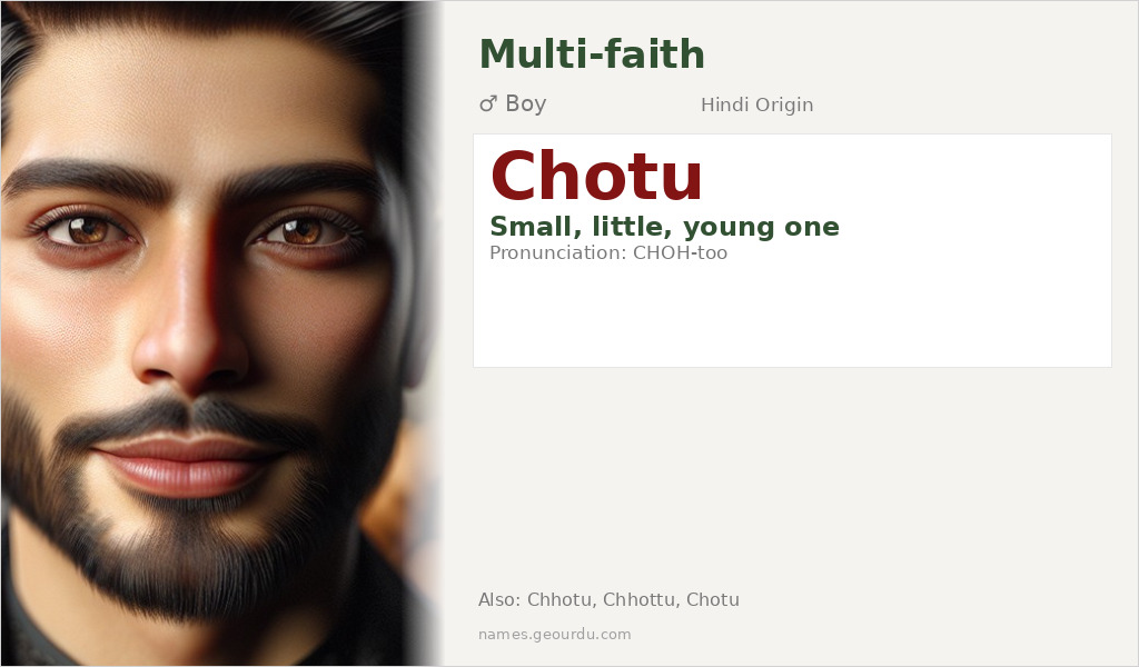 Chotu Name Meaning and Details