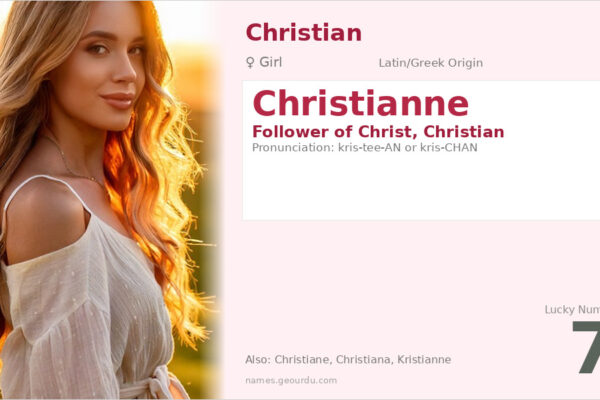 Christianne Name Meaning — Origin, Gender & Details (2025)