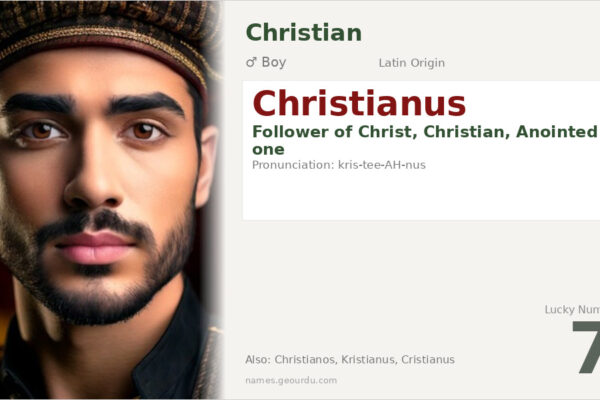 Christianus Name Meaning — Latin Origin, Boy Name & History (2025)