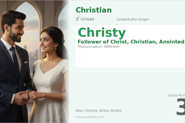 Christy Name Meaning — Greek/Latin Origin, Gender & History (2025)