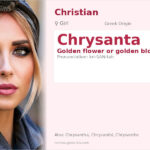 Chrysanta Name Meaning and Details