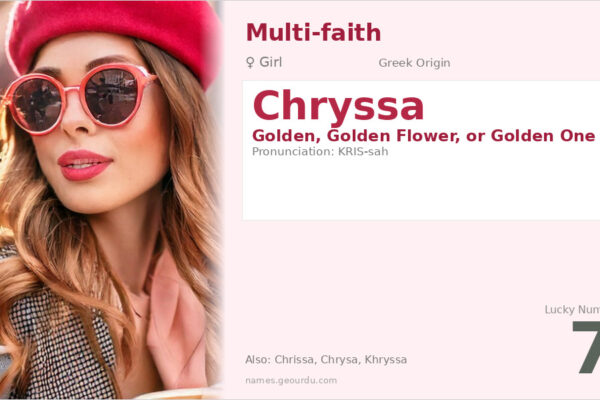 Chryssa Name Meaning — Greek Origin, Girl Name & Details (2025)
