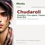 Chudaroli Name Meaning and Details