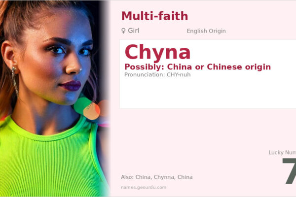 Chyna Name Meaning — Origin, Gender & Details (2025)