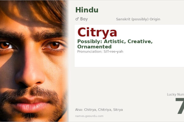 Citrya Name Meaning — Origin, Gender & Details (2025)