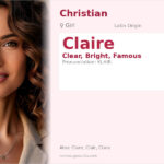 Claire Name Meaning and Details