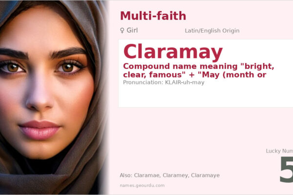 Claramay Name Meaning — Origin, Gender & Details (2025)