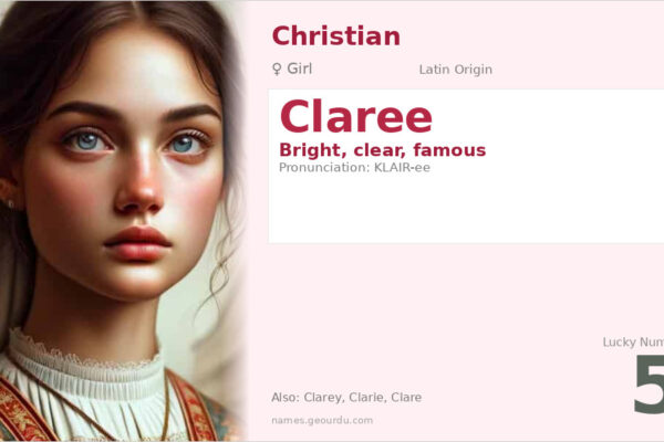 Claree Name Meaning — Latin Origin, Girl Name & Details (2025)