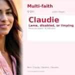 Claudie Name Meaning and Details