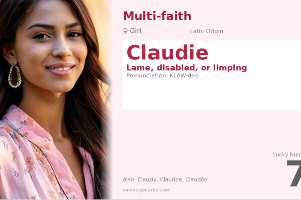 Claudie Name Meaning — Latin Origin, Girl Name & History (2025)