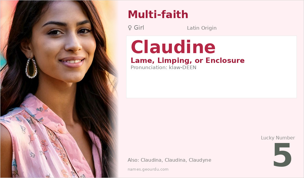 Claudine Name Meaning and Details