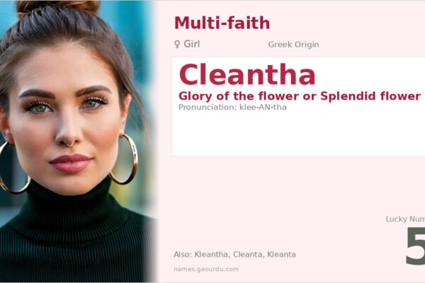 Cleantha Name Meaning — Greek Origin, Girl Name & Details (2025)
