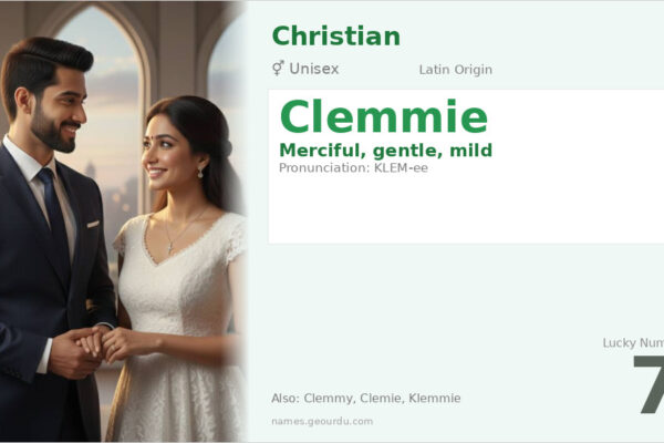Clemmie Name Meaning — Latin Origin, Gender & History (2025)