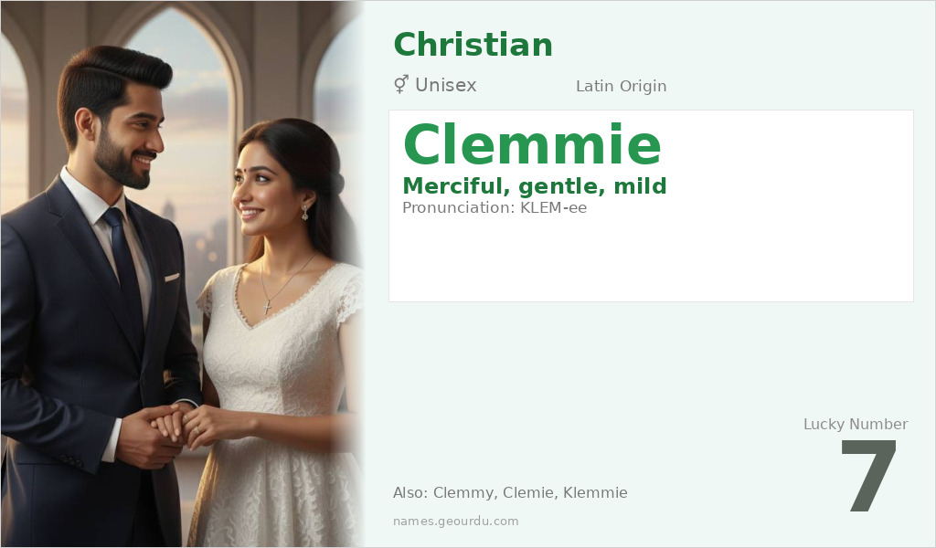 Clemmie Name Meaning and Details