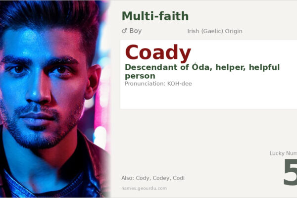 Coady Name Meaning — Irish Origin, Boy’s Name & History (2025)