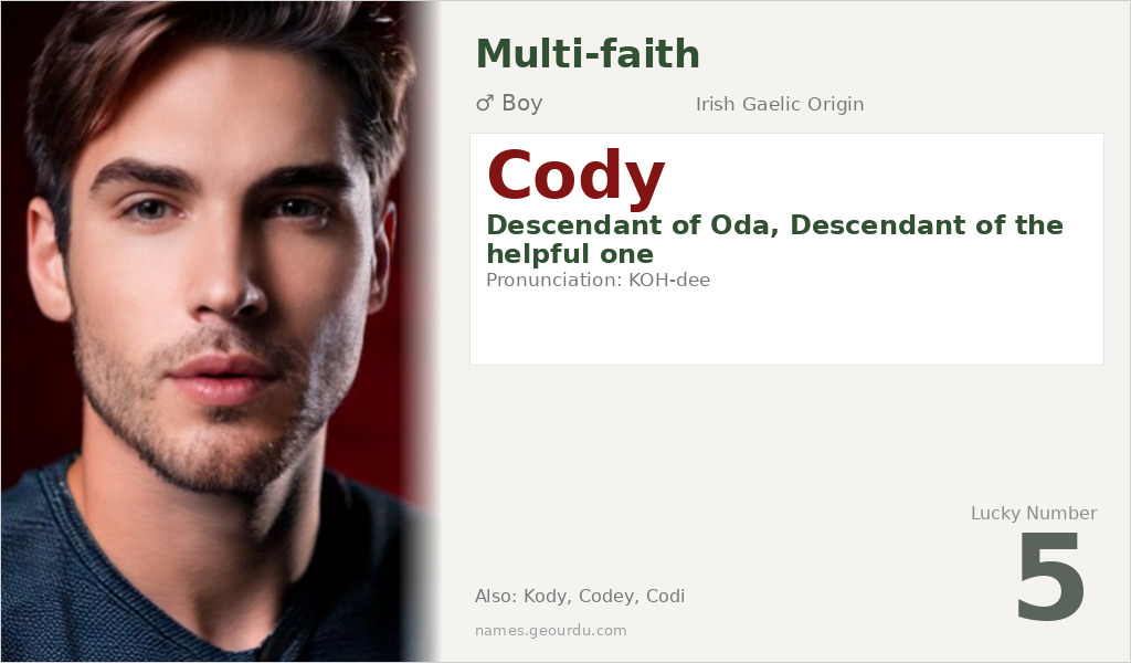 Cody Name Meaning and Details
