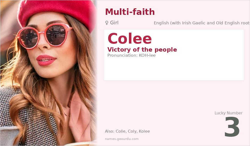 Colee Name Meaning and Details