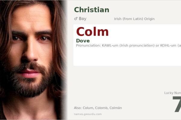 Colm Name Meaning — Irish Origin, Dove Symbolism & Details (2025)