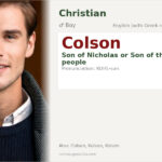 Colson Name Meaning and Details