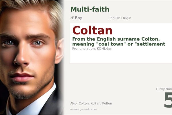Coltan Name Meaning — Origin, Gender & Details (2025)
