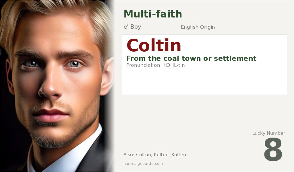 Coltin Name Meaning and Details