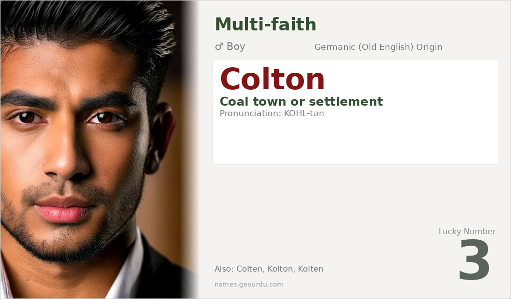 Colton Name Meaning and Details