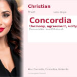 Concordia Name Meaning and Details