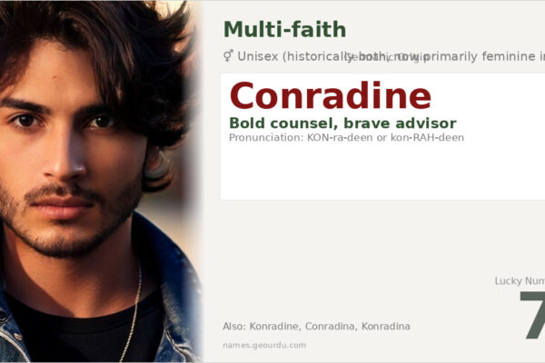 Conradine Name Meaning — Germanic Origin, Gender & History (2025)