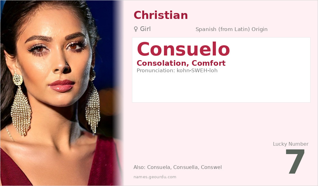 Consuelo Name Meaning and Details