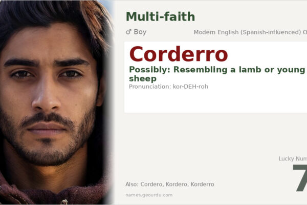 Corderro Name Meaning — Origin, Gender & Details (2025)