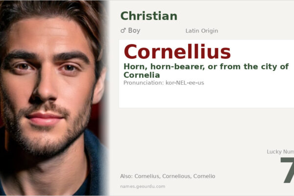 Cornellius Name Meaning — Latin Origin, Boy Name & Christian Significance (2025)