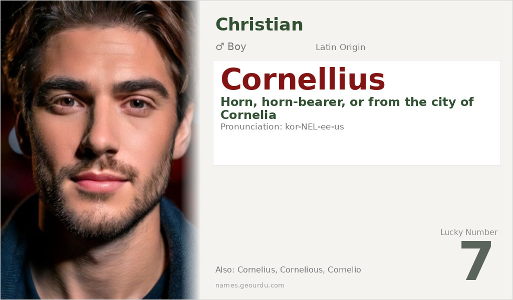 Cornellius Name Meaning and Details