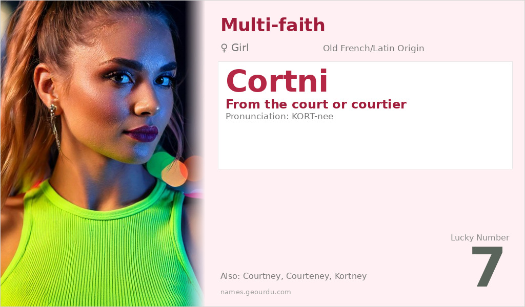 Cortni Name Meaning and Details