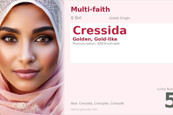Cressida Name Meaning — Greek Origin, Girl Name & Literary History (2025)