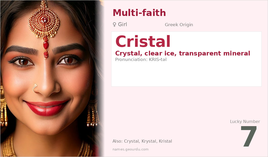 Cristal Name Meaning and Details