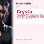 Crysta Name Meaning and Details