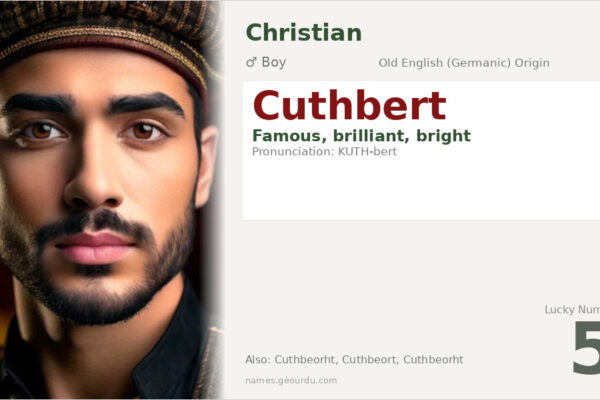 Cuthbert Name Meaning — Old English Origin, Boy Name & History (2025)