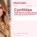 Cynthiaa Name Meaning and Details
