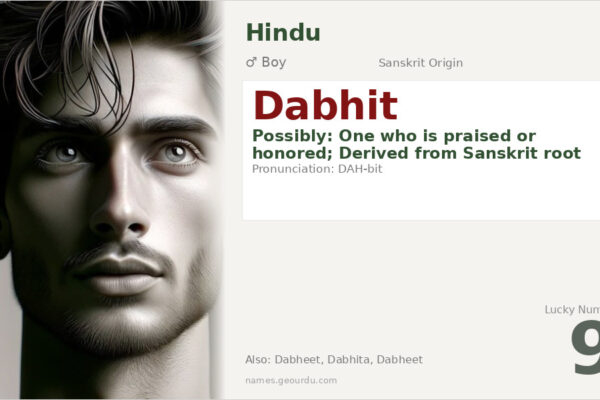 Dabhit Name Meaning — Sanskrit Origin, Boy Name & Details (2025)