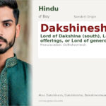 Dakshinesh Name Meaning and Details