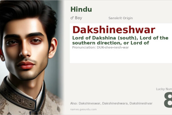 Dakshineshwar Name Meaning — Sanskrit Origin, Boy Hindu Name & Details (2025)