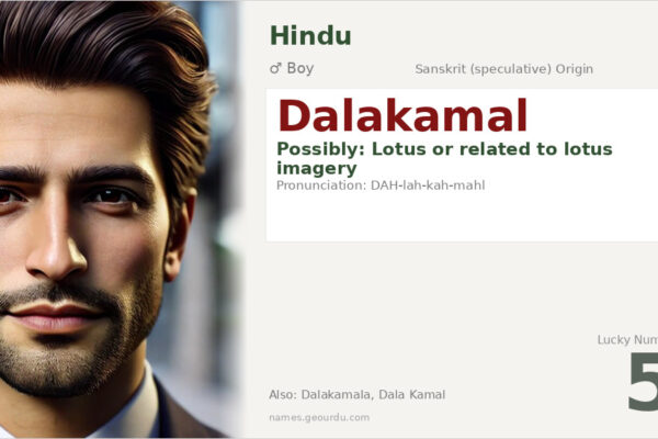Dalakamal Name Meaning — Origin, Gender & Details (2025)