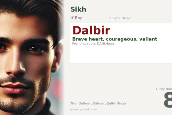Dalbir Name Meaning — Punjabi Origin, Boy Name & Details (2025)