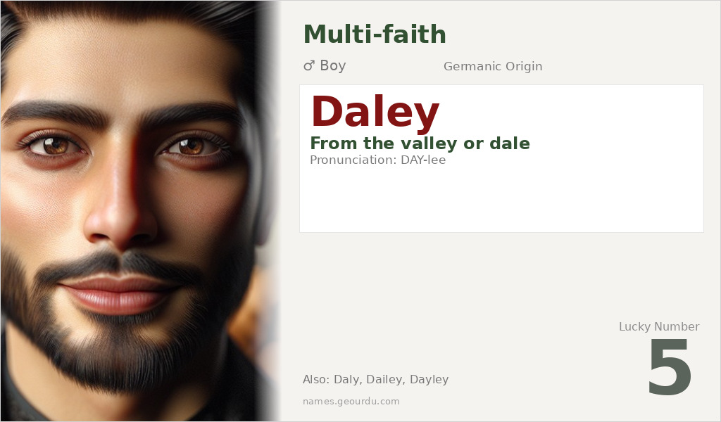 Daley Name Meaning and Details