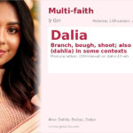 Dalia Name Meaning and Details