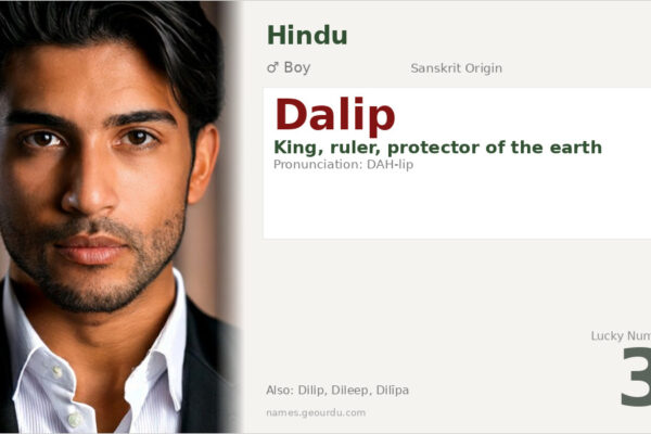 Dalip Name Meaning — Sanskrit Origin, Kingly Significance & Details (2025)