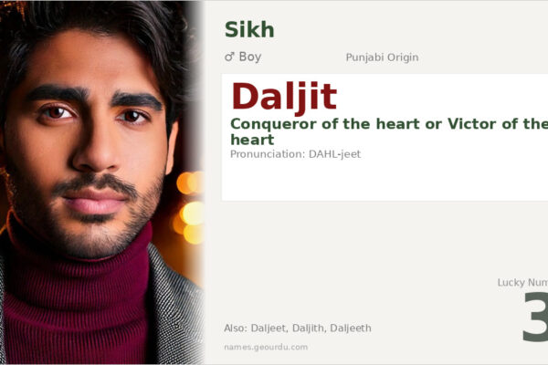 Daljit Name Meaning — Punjabi Origin, Boy Name & Details (2025)