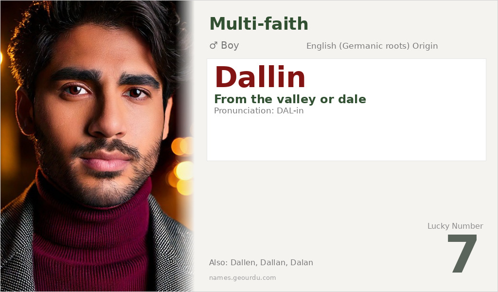 Dallin Name Meaning and Details