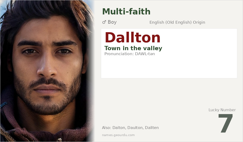 Dallton Name Meaning and Details