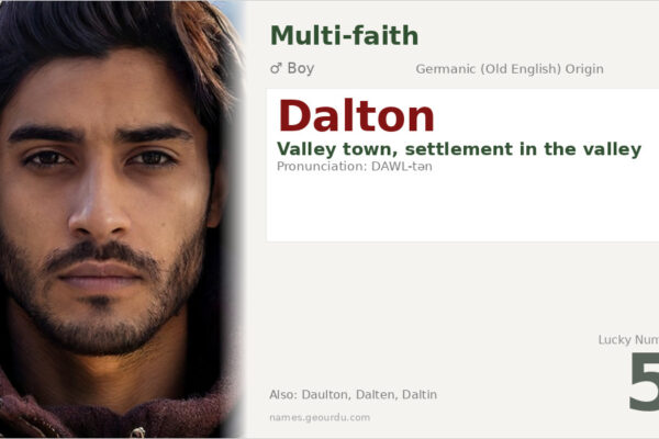 Dalton Name Meaning — Origin, Gender & Details (2025)